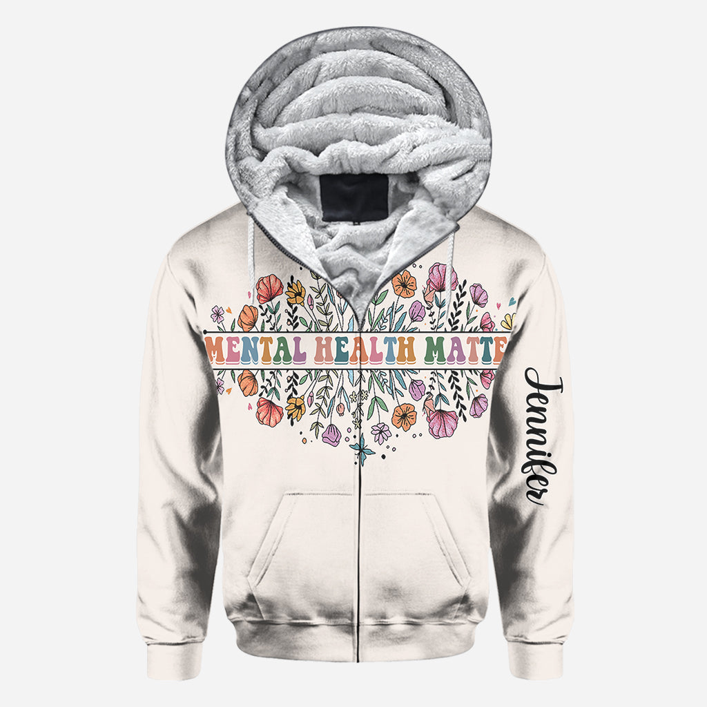 Mental Health Matters - Personalized Mental Health Awareness All Over Shirt