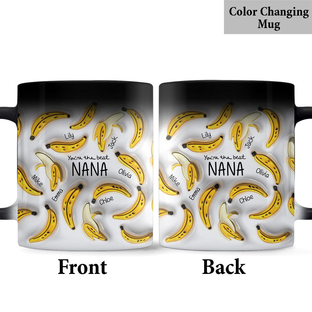 You're The Best Nana Banana - Personalized Grandma Mug