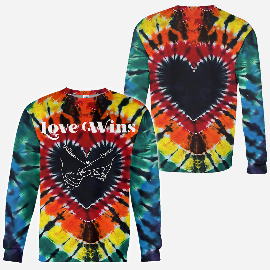 Love Wins - Personalized LGBT Support All Over Shirt