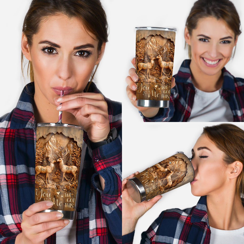 We Got This - Personalized Couple Tumbler