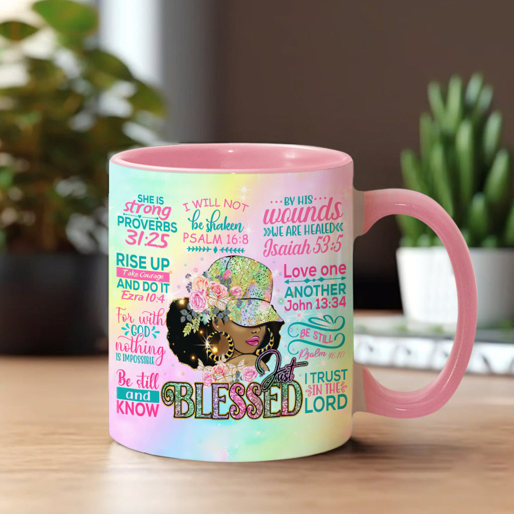 Proud Black Woman - Personalized African American Accent Mug