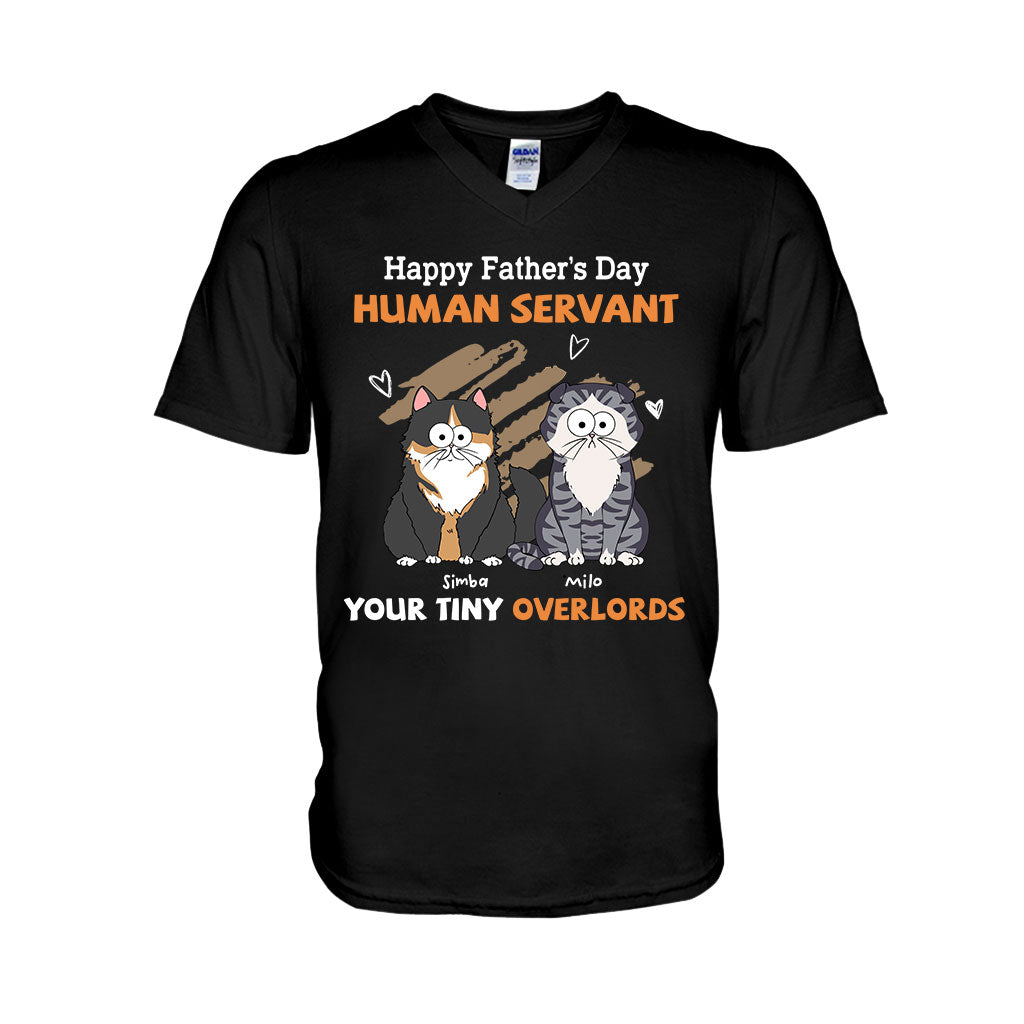 To My Human Servant - Personalized Cat T-shirt And Hoodie