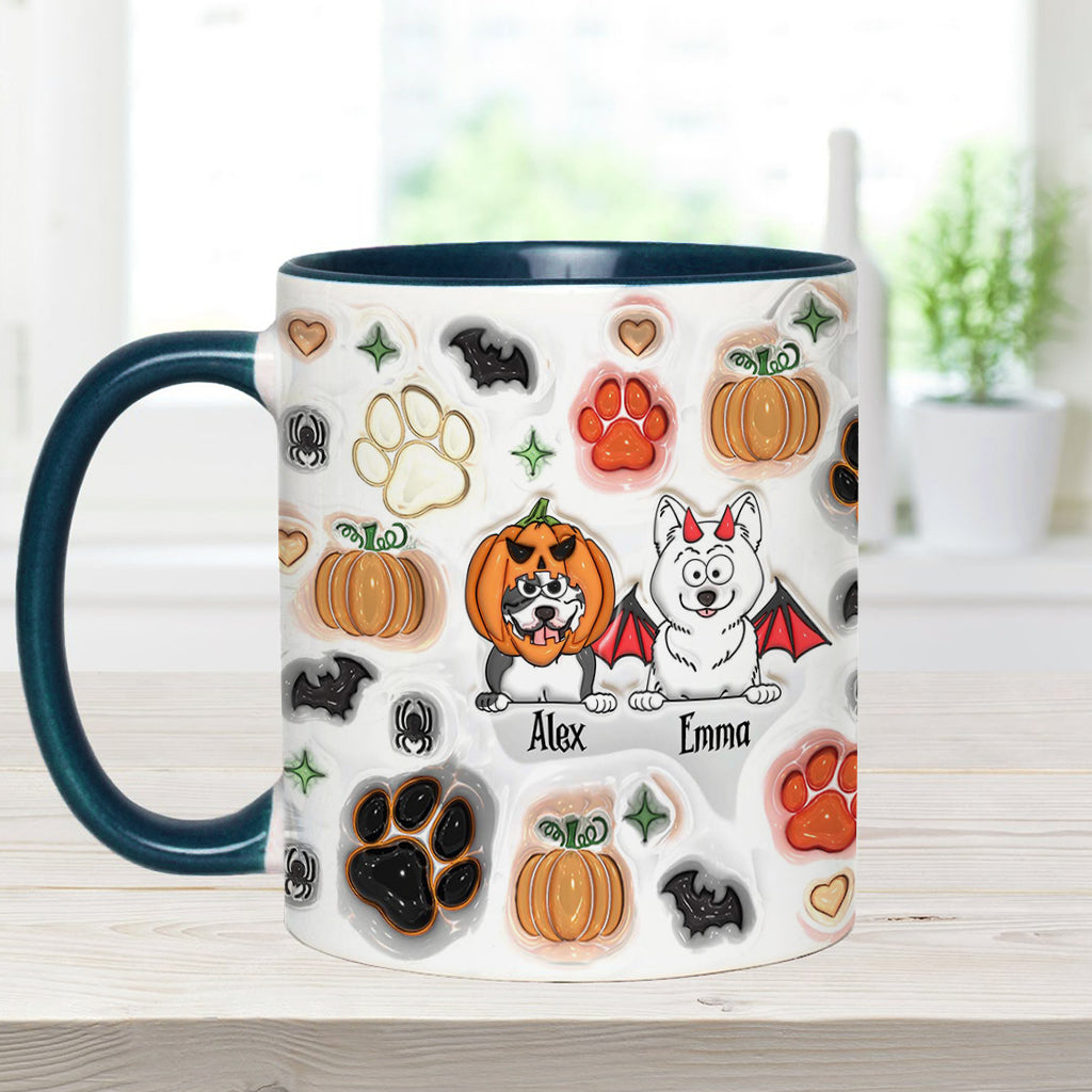 Spooky Dog Mama - Personalized Dog Accent Mug