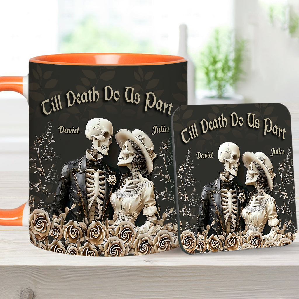 Till Death Do Us Part – Personalized Christmas Gift Mug for Couples