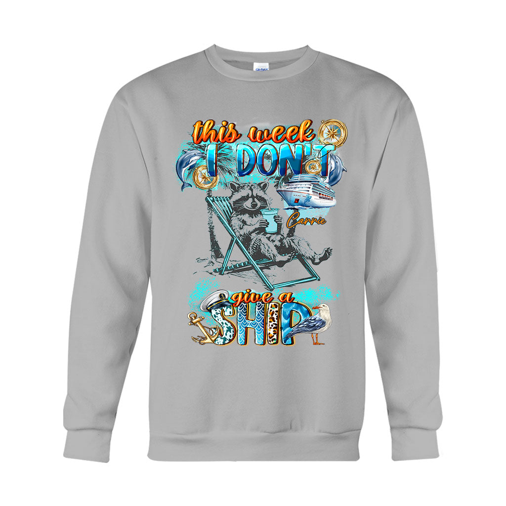 This Week I Don't Give A Ship Feral Girl Summer - Personalized Cruising T-shirt And Hoodie