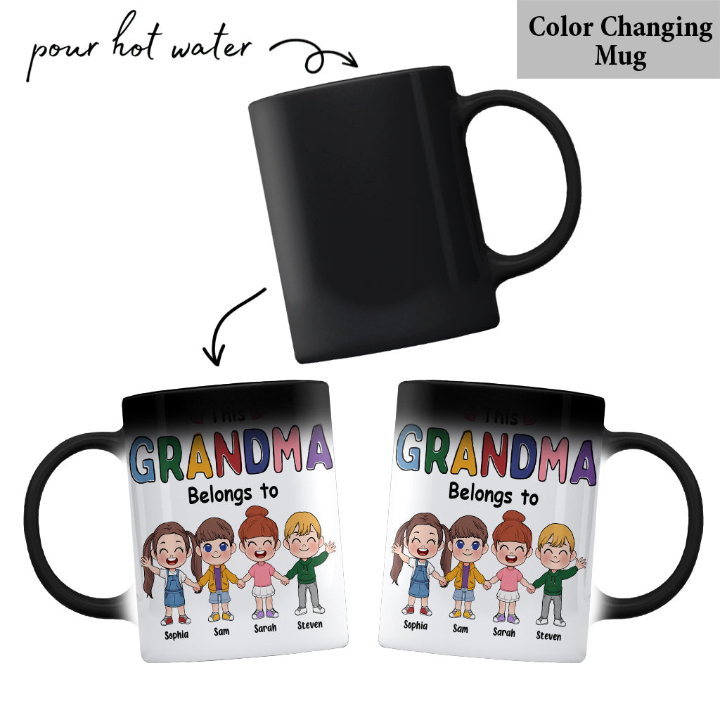 This Grandma Belongs To - Personalized Grandma Mug