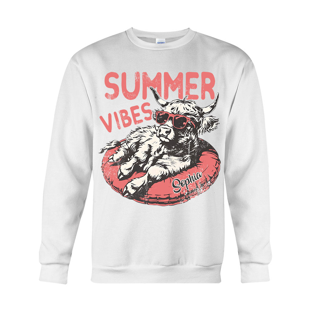 Summer Vibes - Personalized T-shirt And Hoodie