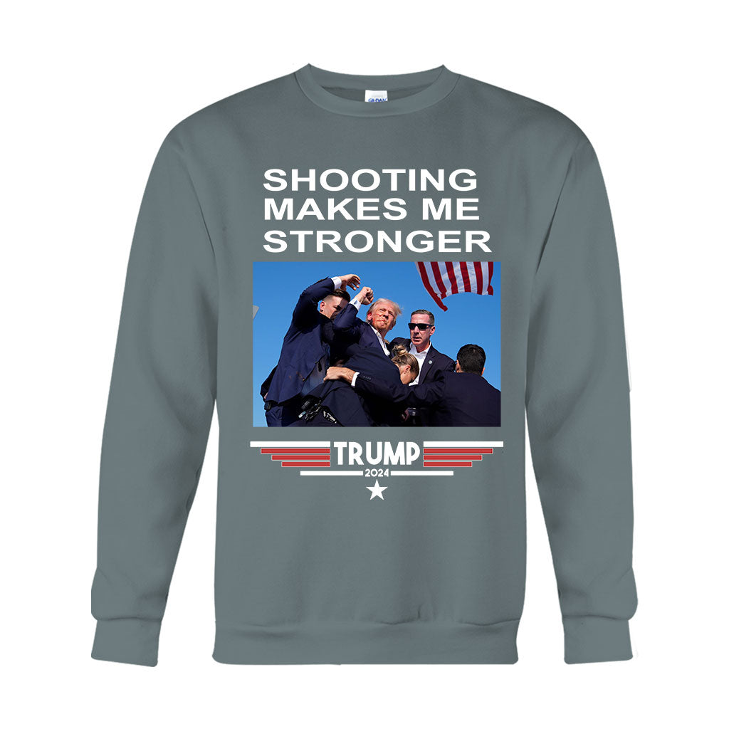 Sh00ting Make Me Stronger 2024 President Election Shirt