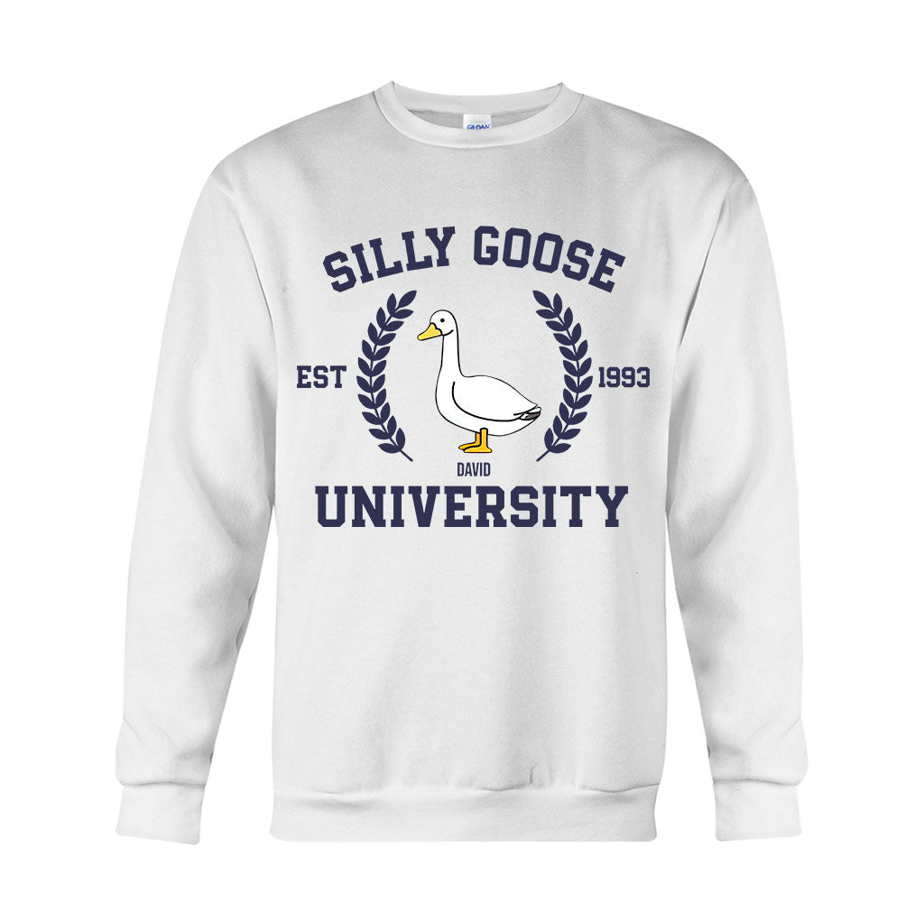 Silly Goose University - Personalized Sarcasm T-shirt And Hoodie