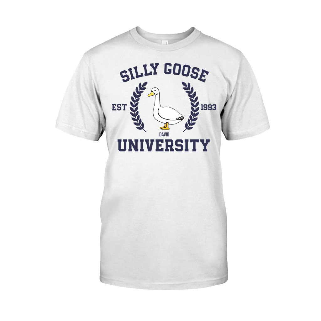 Silly Goose University - Personalized Sarcasm T-shirt And Hoodie