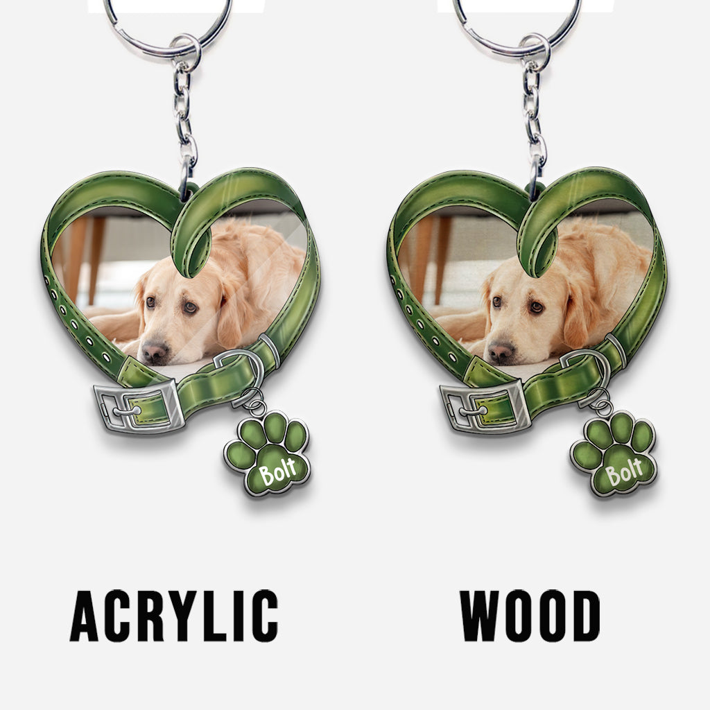Saying Goodbye So Hard - Personalized Dog Keychain