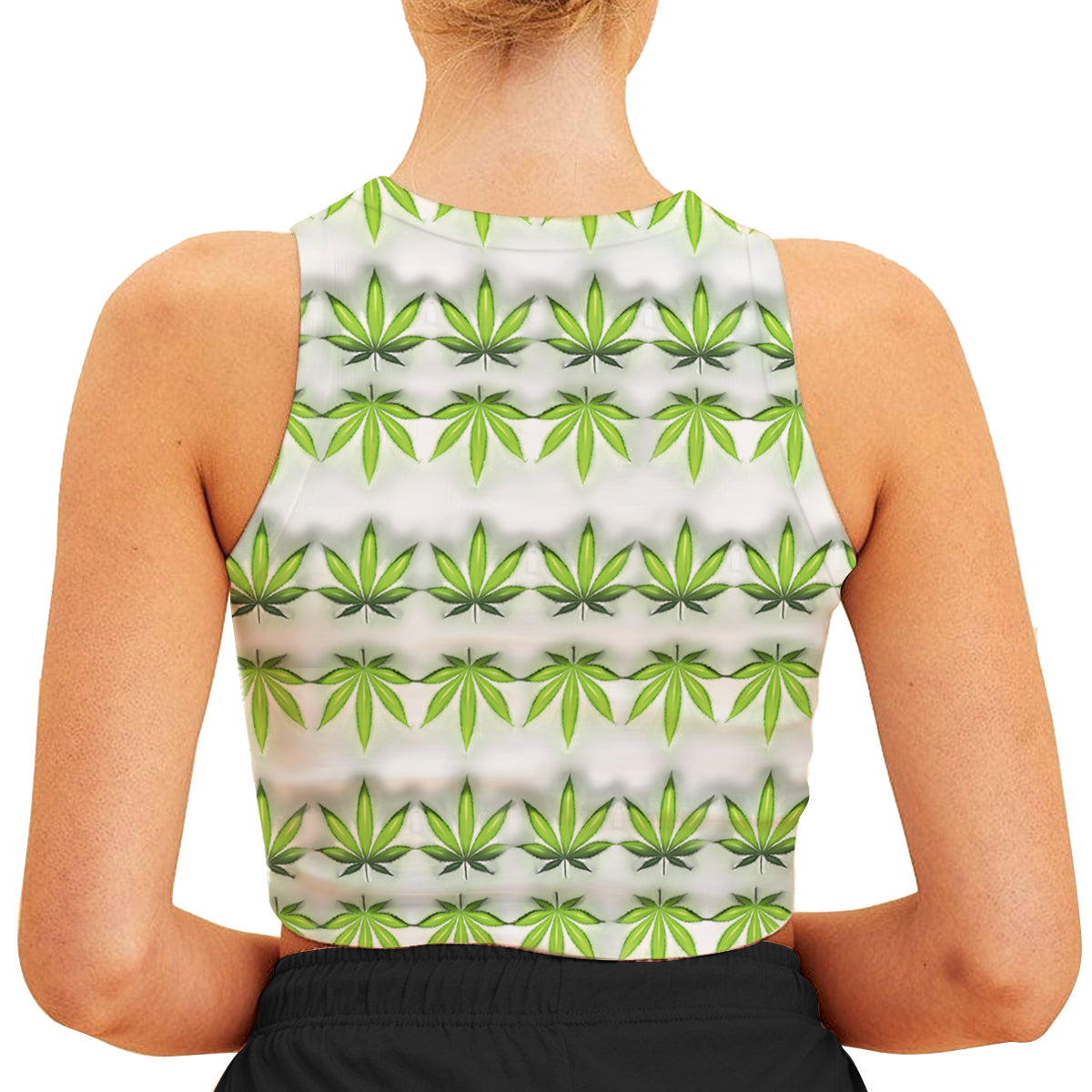 Pretty Lil' Pothead - Personalized Weed Crop Tank Top