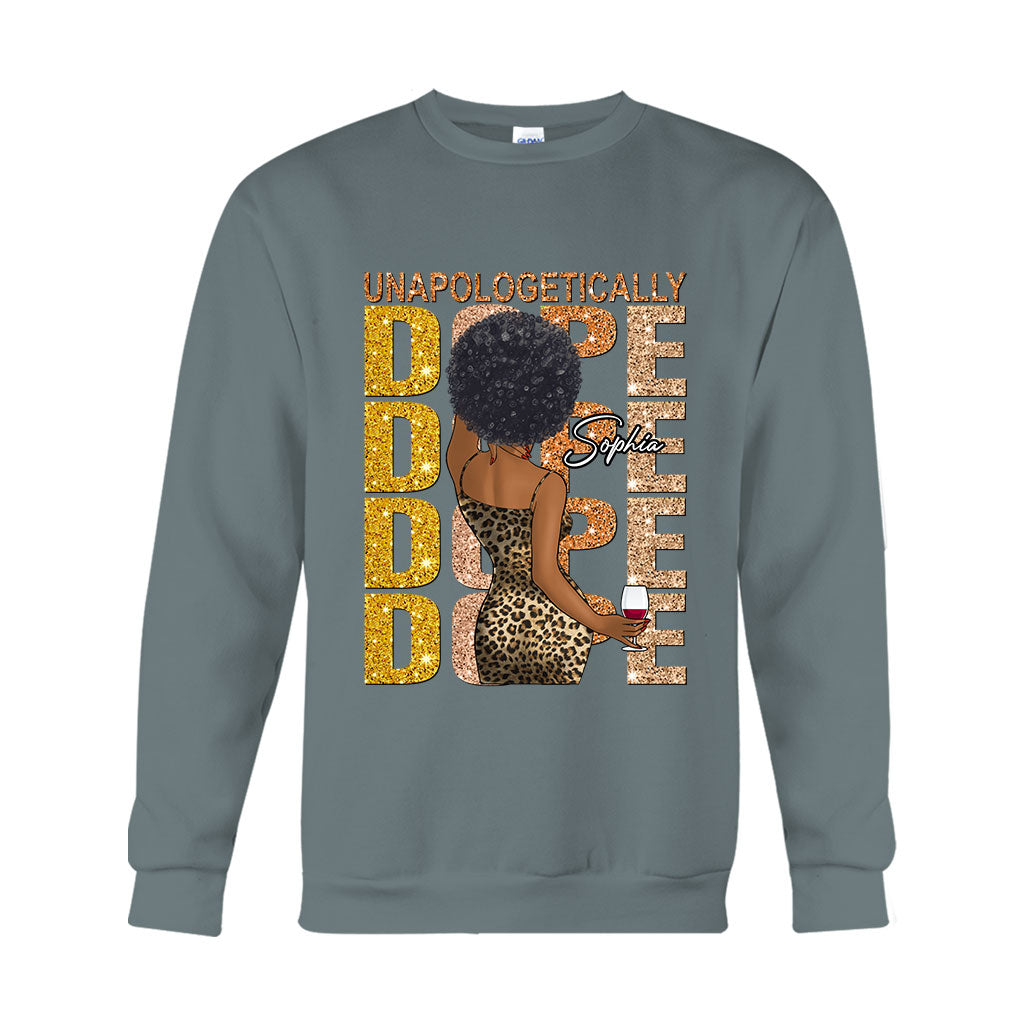 Unapologetically Dope - Personalized African American T-shirt And Hoodie