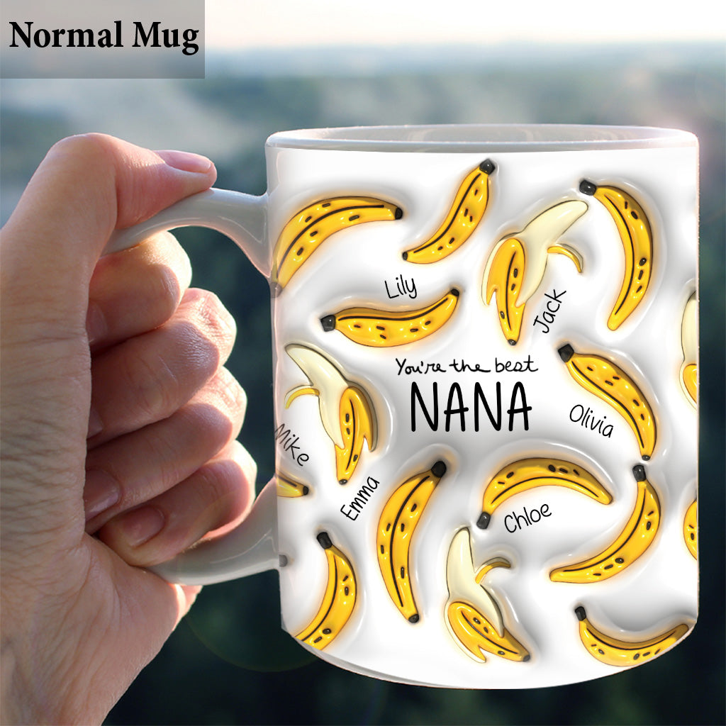 You're The Best Nana Banana - Personalized Grandma Mug