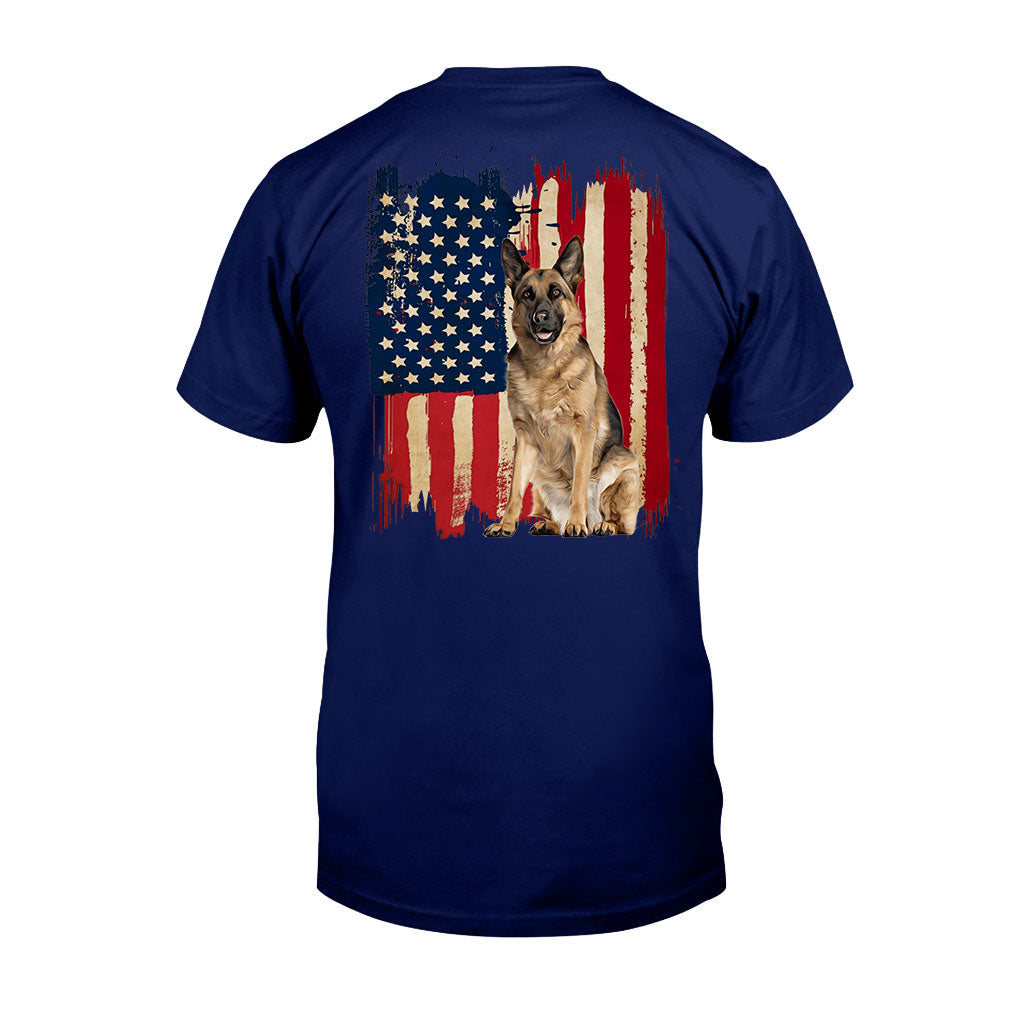 Puppy Flag - Personalized Dog T-shirt and Hoodie