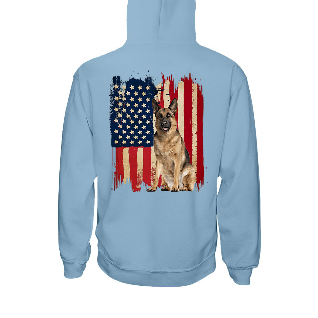 Puppy Flag - Personalized Dog T-shirt and Hoodie