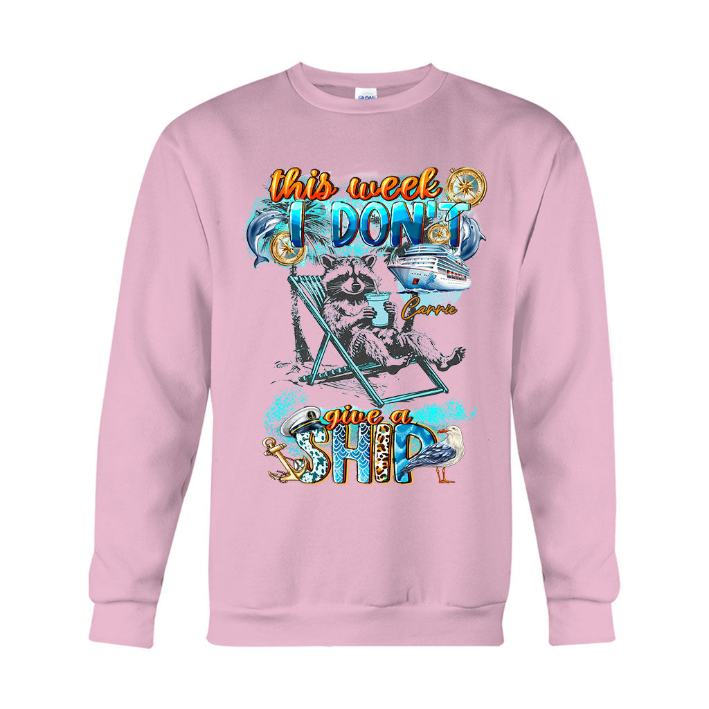 This Week I Don't Give A Ship Feral Girl Summer - Personalized Cruising T-shirt And Hoodie