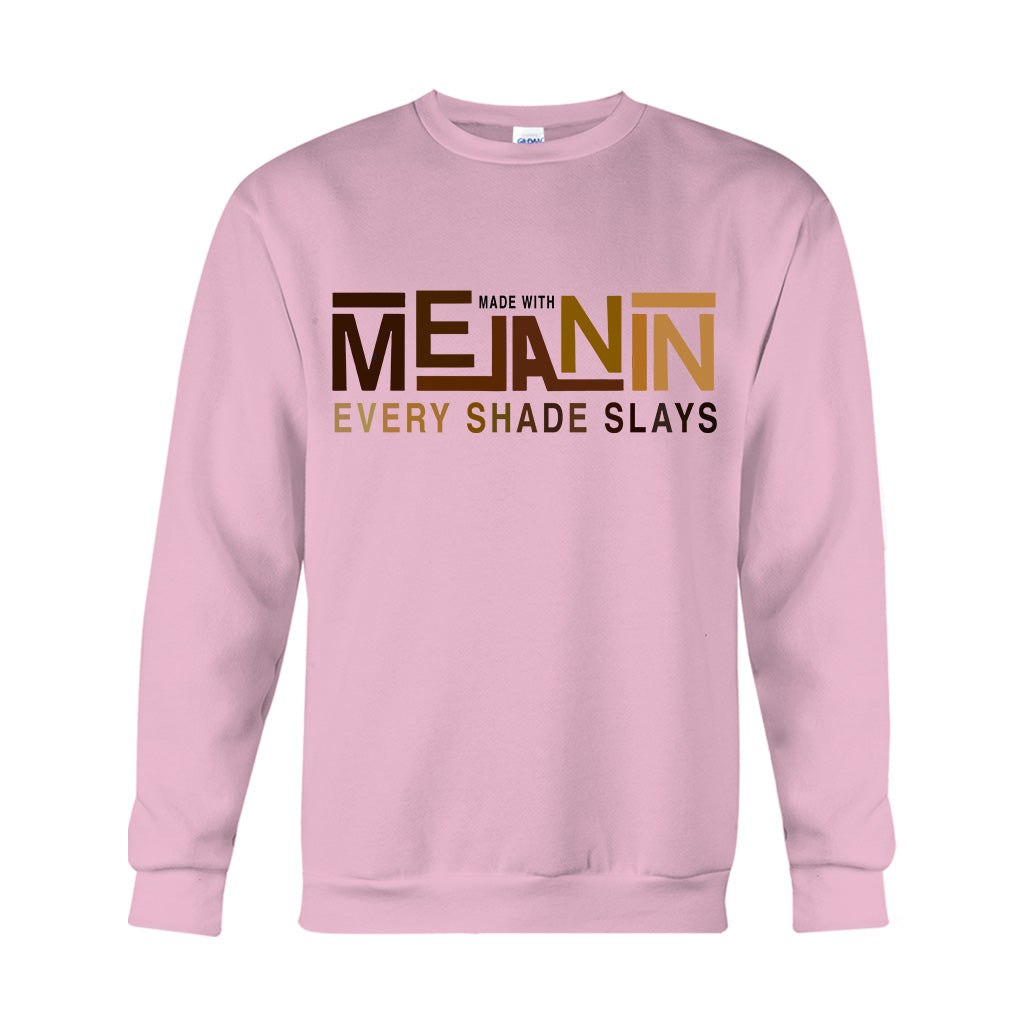 Made With Melanin - African American T-shirt And Hoodie