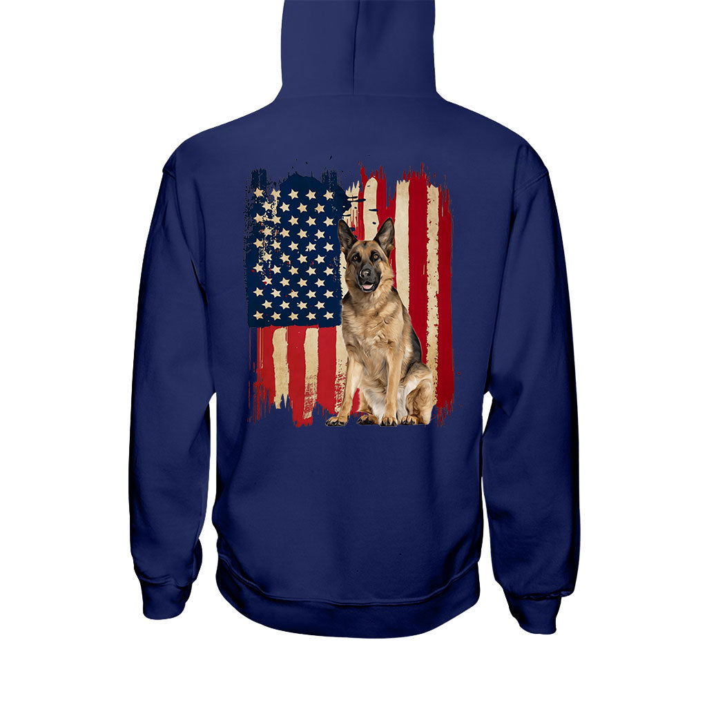 Puppy Flag - Personalized Dog T-shirt and Hoodie