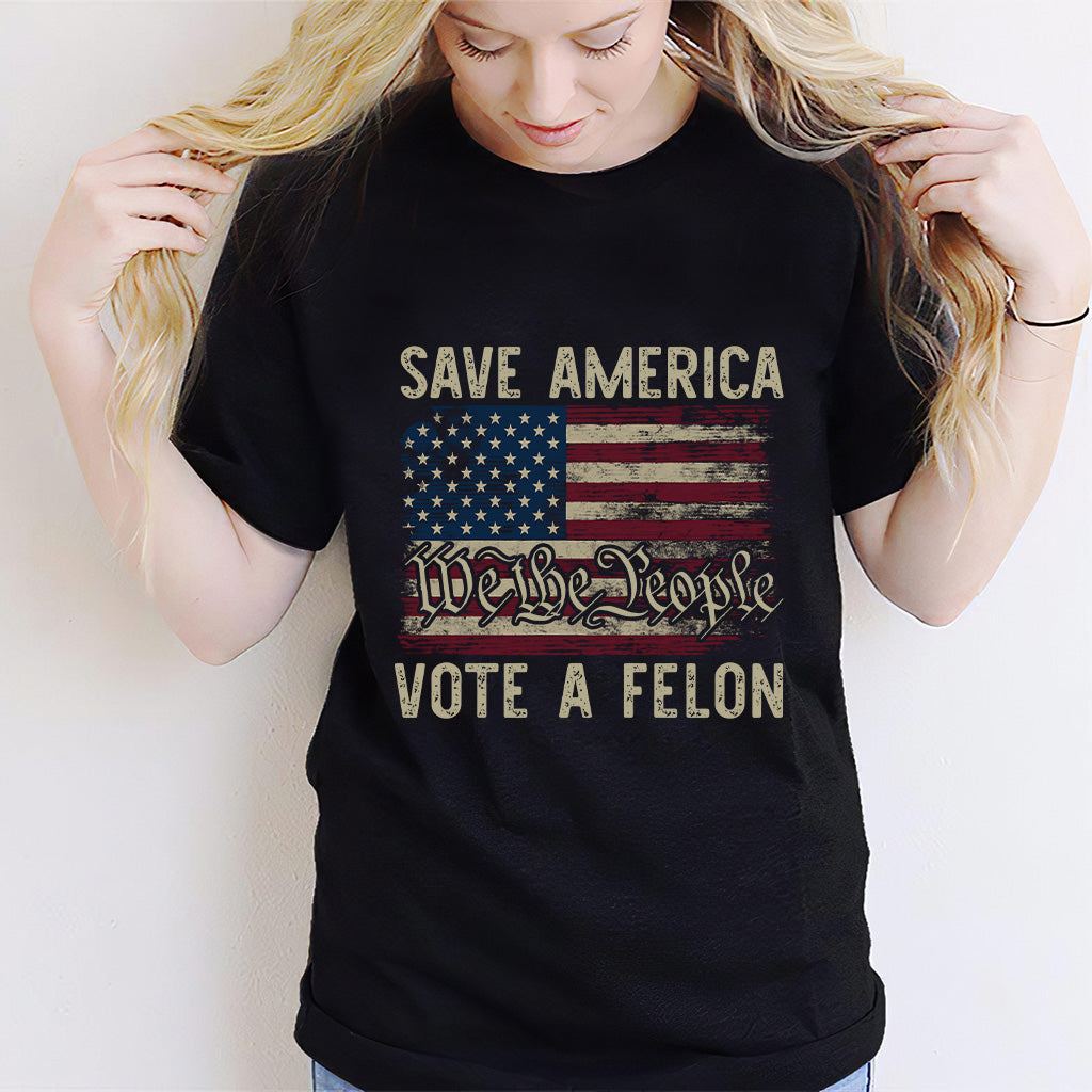 Vote FeI0n 2024 Shirt, I'm Voting For The FeI0n Shirt, We The People Shirt, Vote Convicted Shirt, Fight For America Shirt