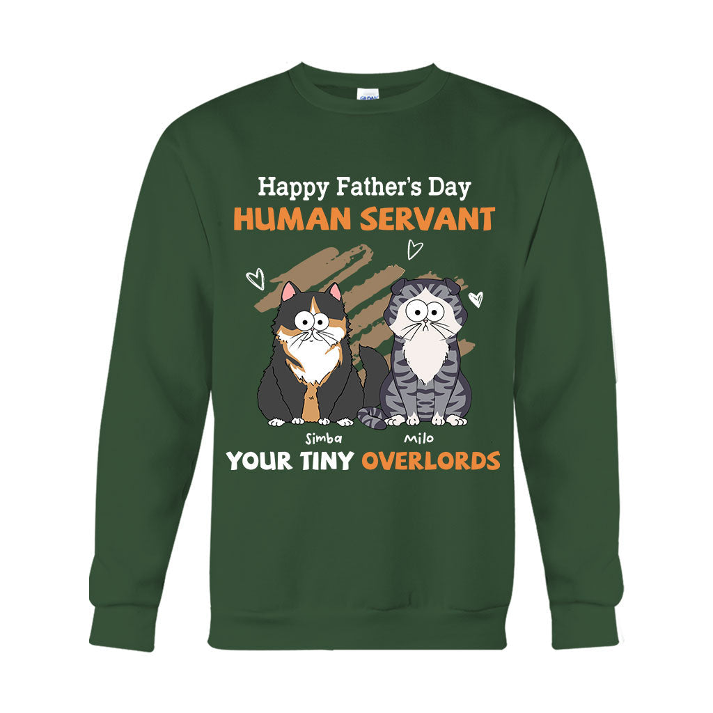 To My Human Servant - Personalized Cat T-shirt And Hoodie