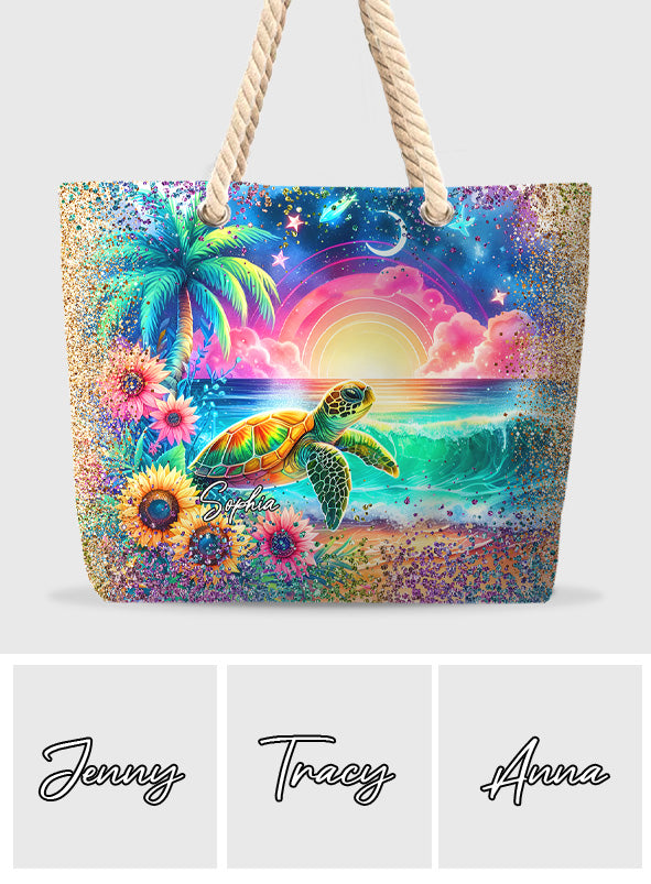 Love Turtles - Personalized Turtle Beach Bag