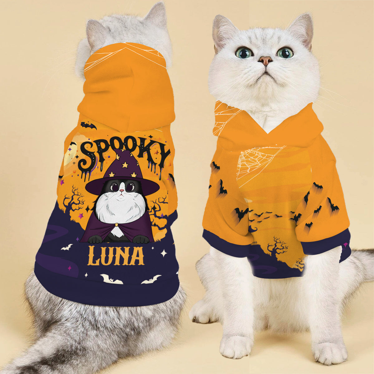 Spooky Dog Cat - Personalized Dog Pet Hoodie