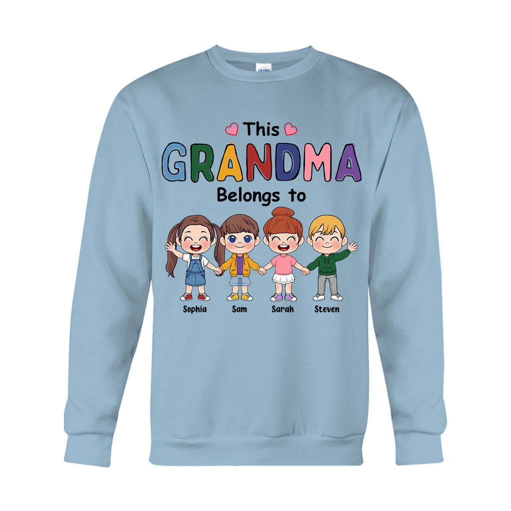 This Grandma Belongs To - Personalized Grandma T-shirt And Hoodie