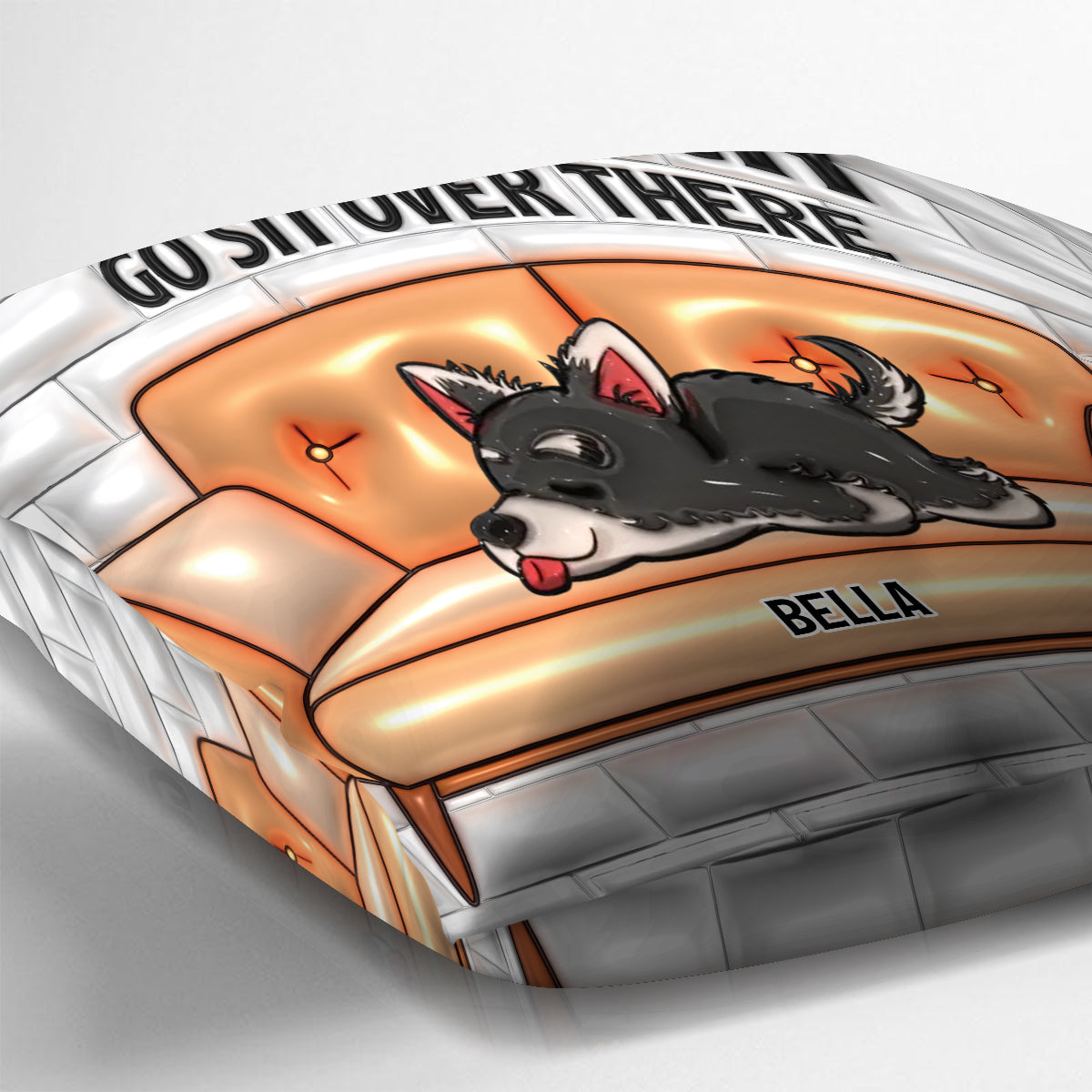 This Is My Couch - Personalized Dog Throw Pillow