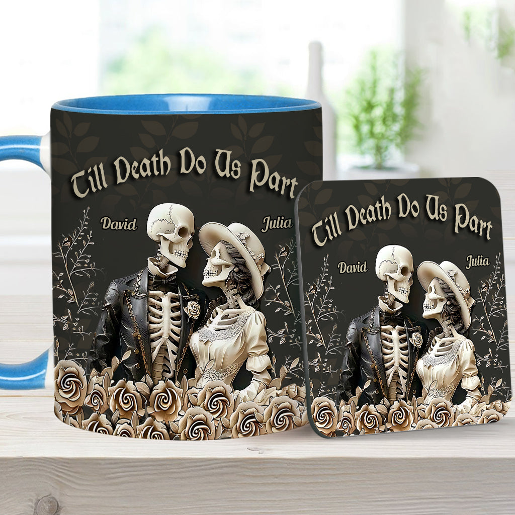 Till Death Do Us Part – Personalized Christmas Gift Mug for Couples
