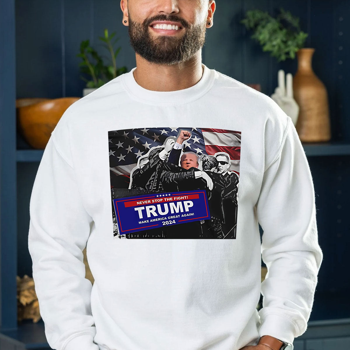 United We Stand Shirt, Never Surrender Shirt, Fight For America T-shirt, 2024 Rally Shirt, Fight Fight Fight Shirt