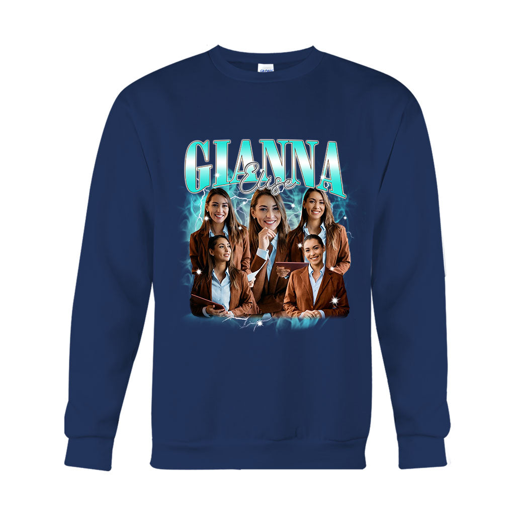 Custom Text And Photos - gift for anyone - Personalized T-shirt And Hoodie