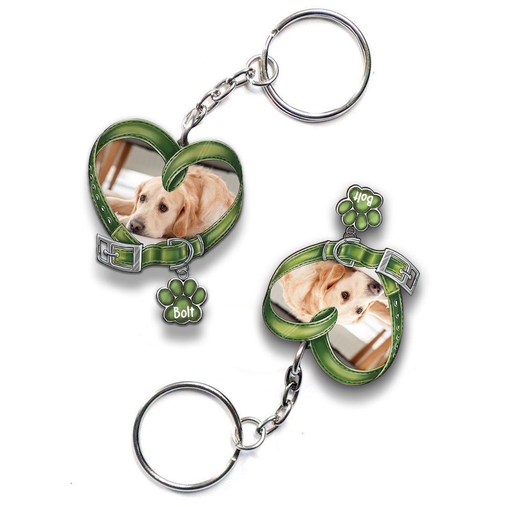 Saying Goodbye So Hard - Personalized Dog Keychain