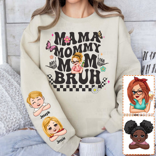 Mama Mommy Mom Bruh - Personalized Mother All Over Shirt