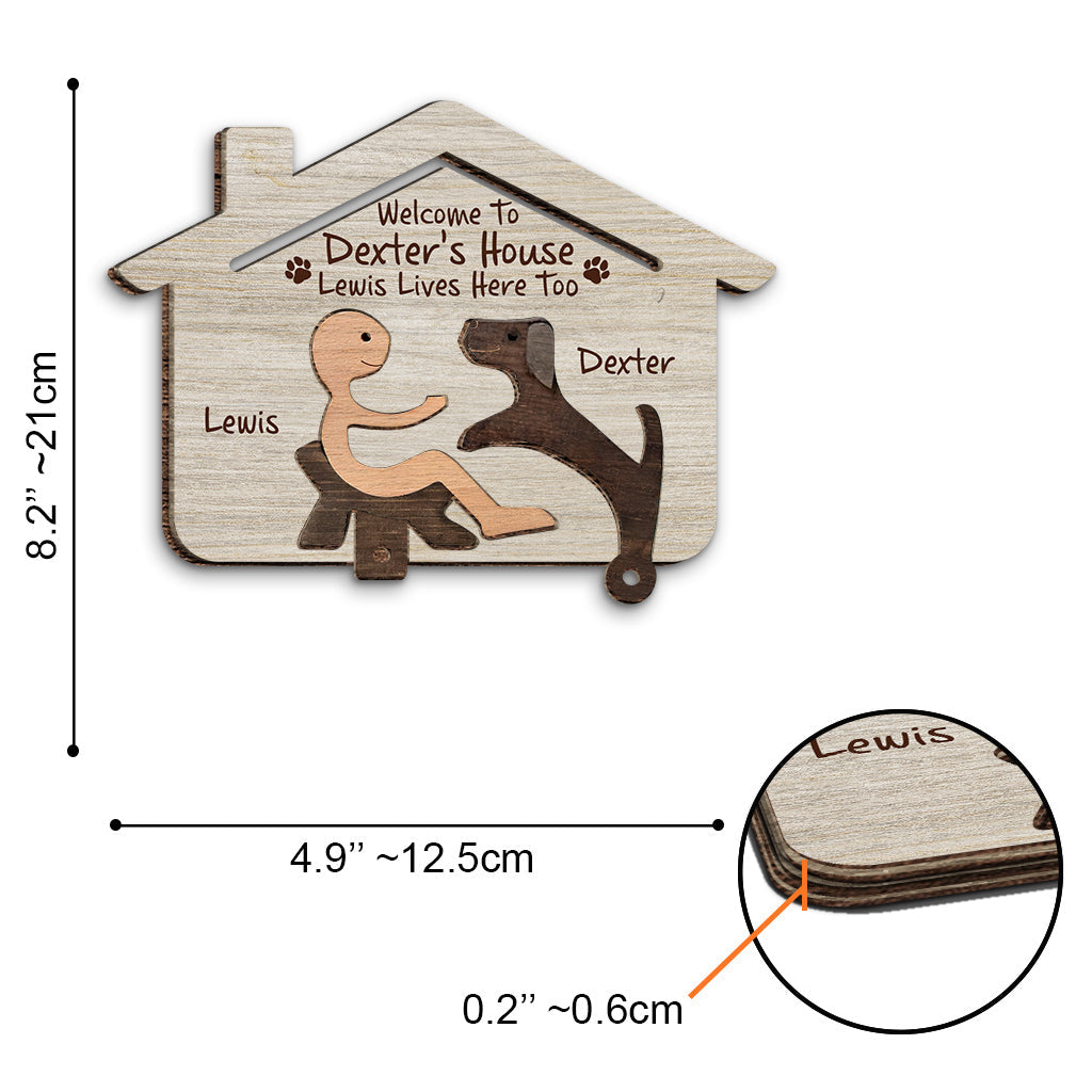 You'll Never Walk Alone - Personalized Dog Key Holder