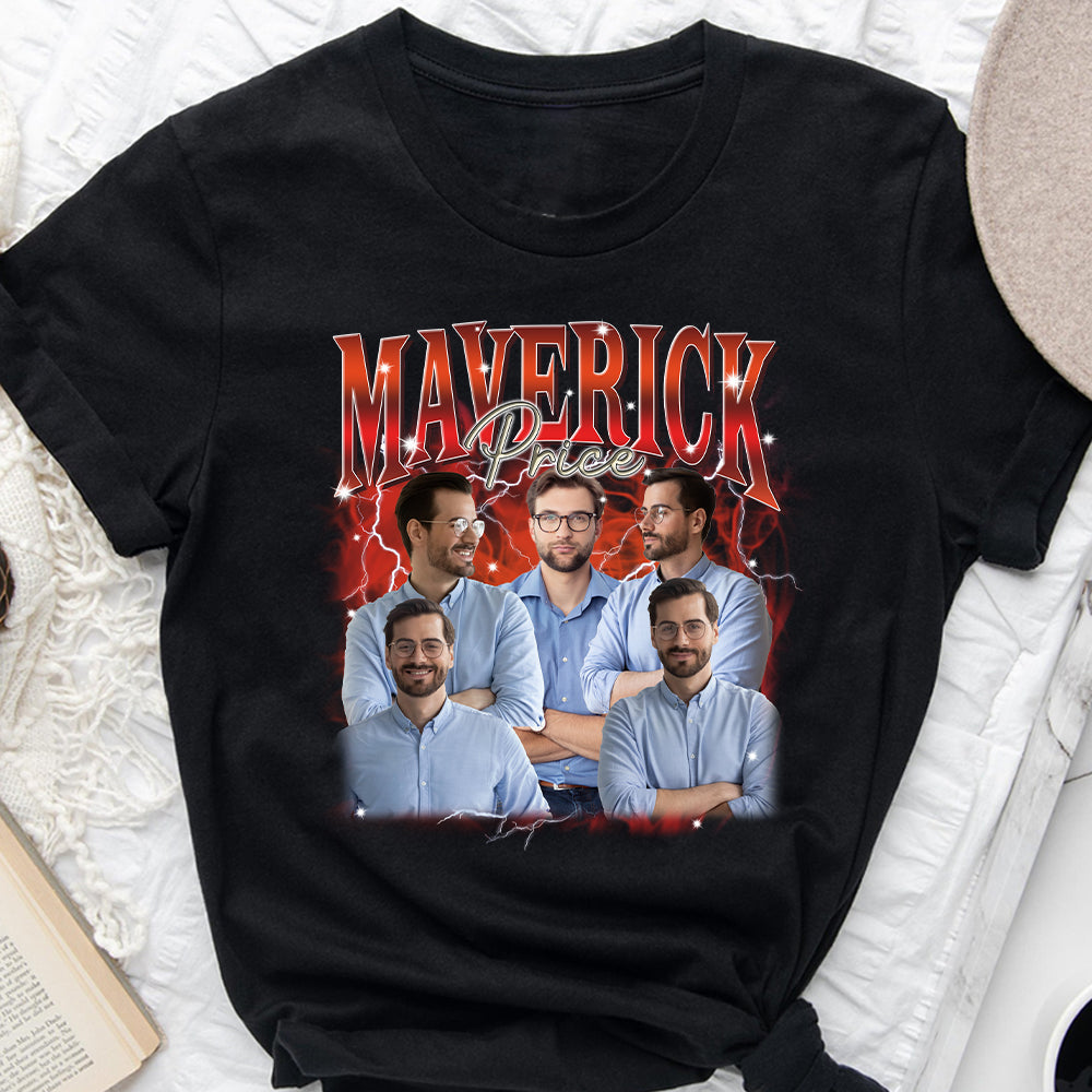 Custom Text And Photos - gift for anyone - Personalized T-shirt And Hoodie