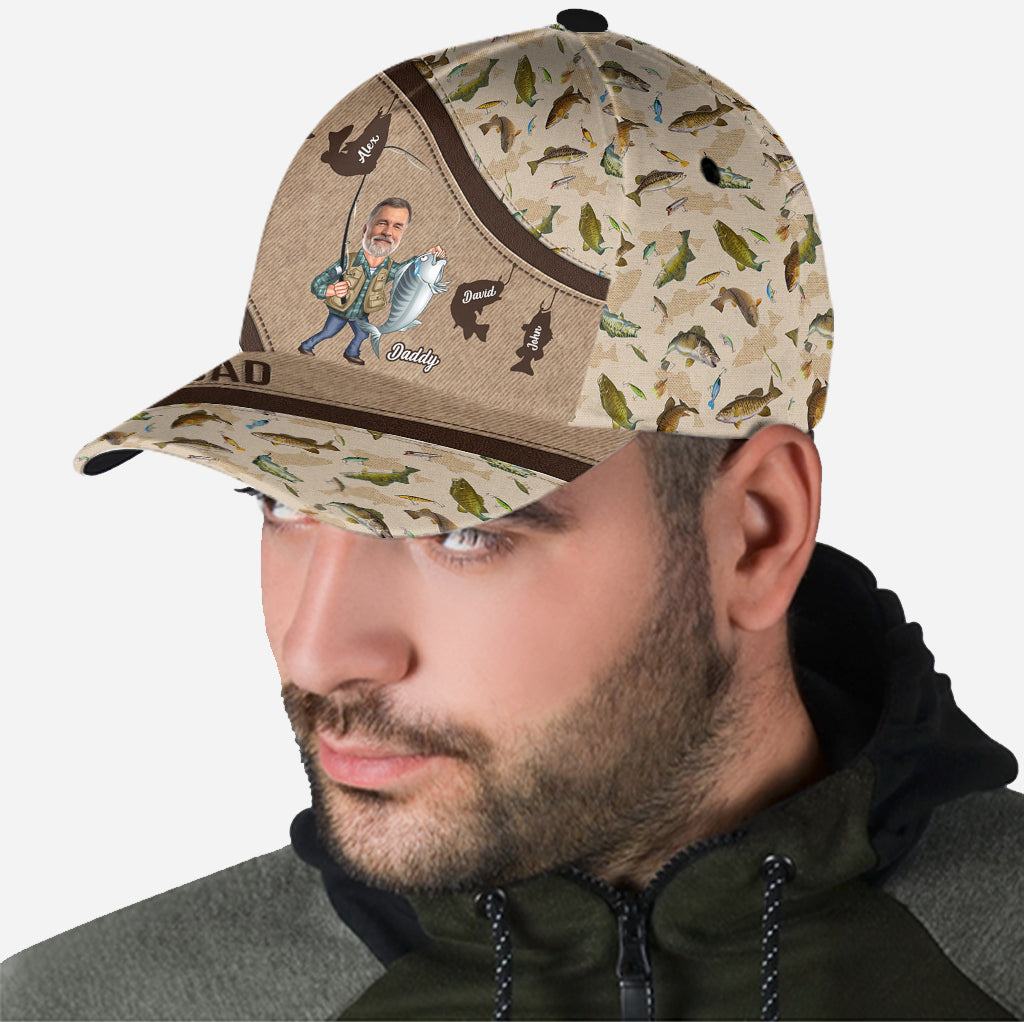 Reel Cool Dad - Personalized Fishing Classic Cap