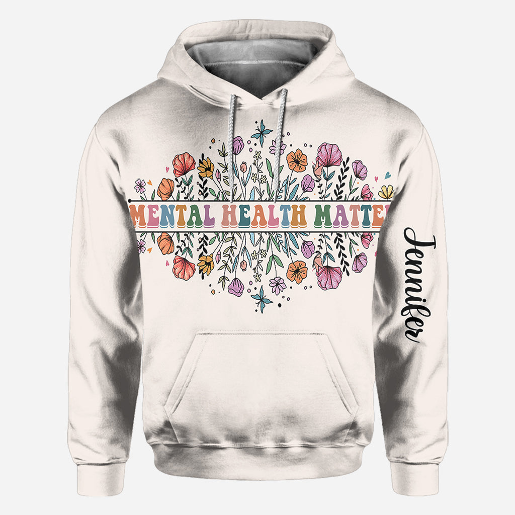 Mental Health Matters - Personalized Mental Health Awareness All Over Shirt