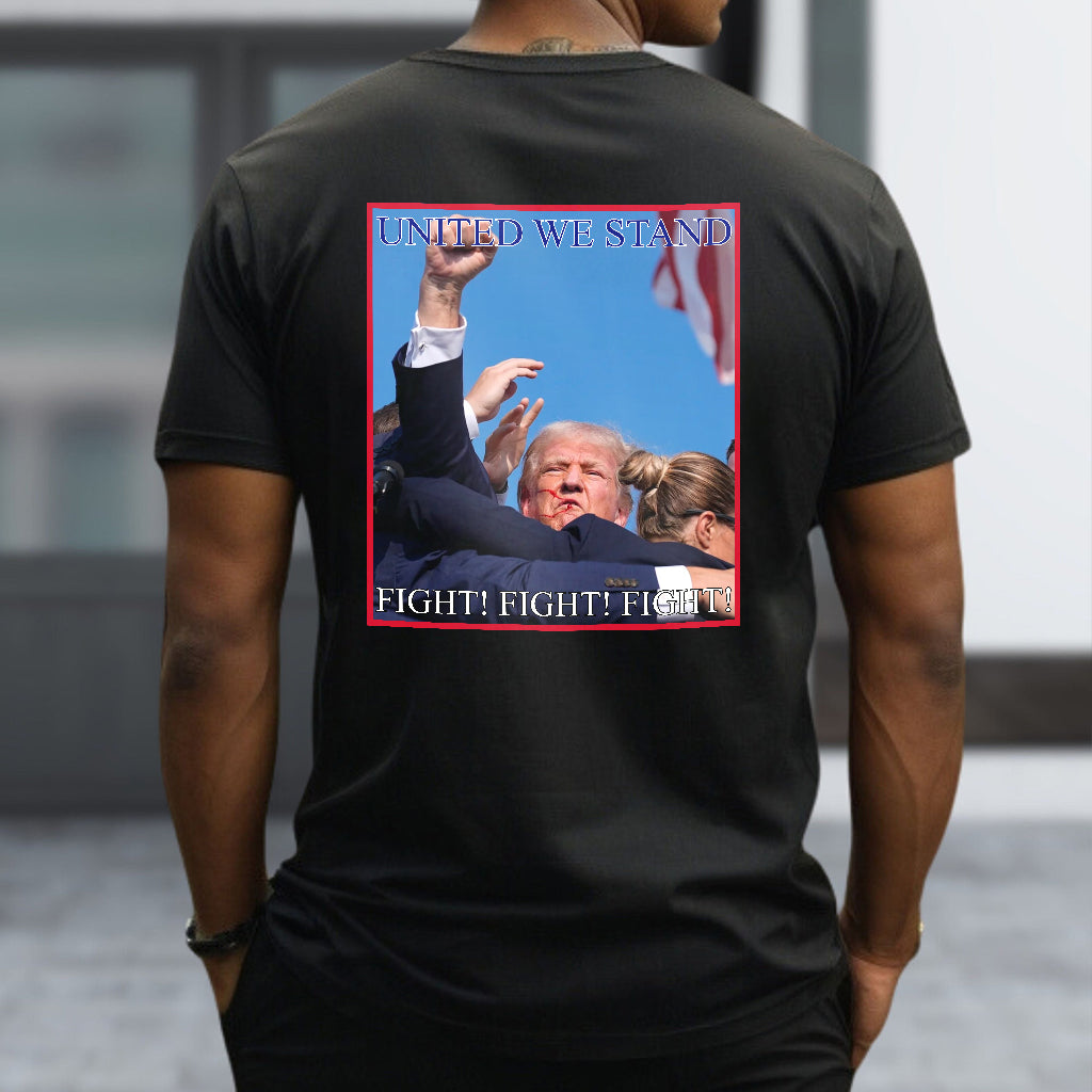 United We Stand Shirt, Never Surrender Shirt, Fight For America T-shirt, 2024 Rally Shirt, Fight Fight Fight Shirt
