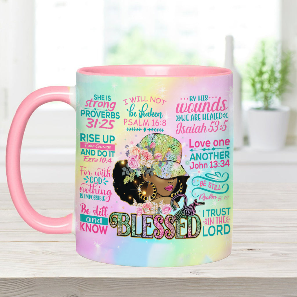Proud Black Woman - Personalized African American Accent Mug