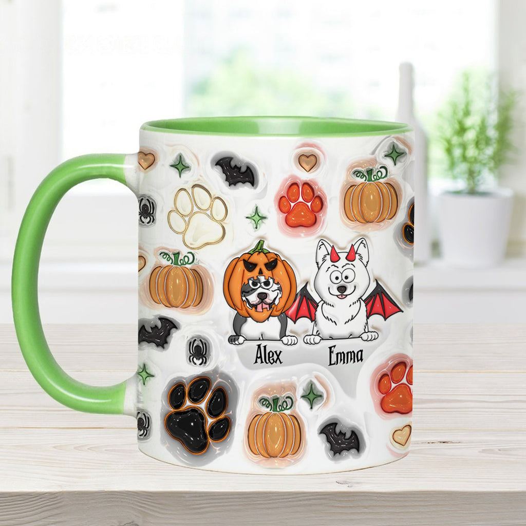 Spooky Dog Mama - Personalized Dog Accent Mug