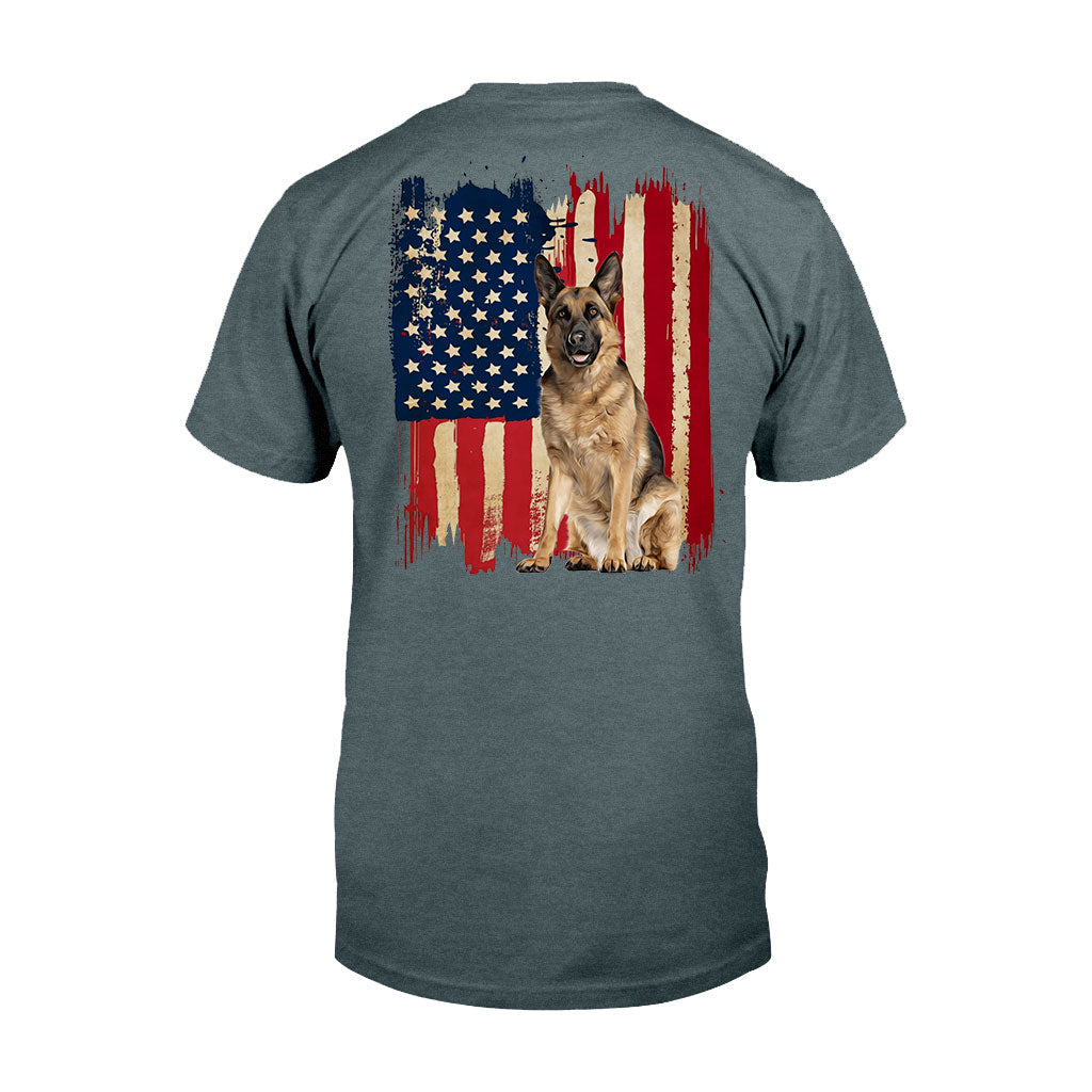 Puppy Flag - Personalized Dog T-shirt and Hoodie