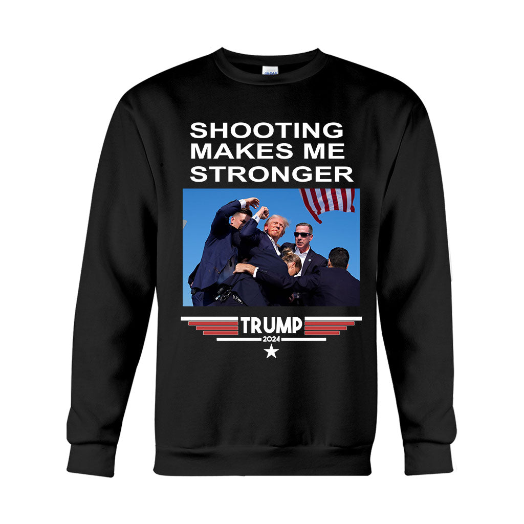Sh00ting Make Me Stronger 2024 President Election Shirt