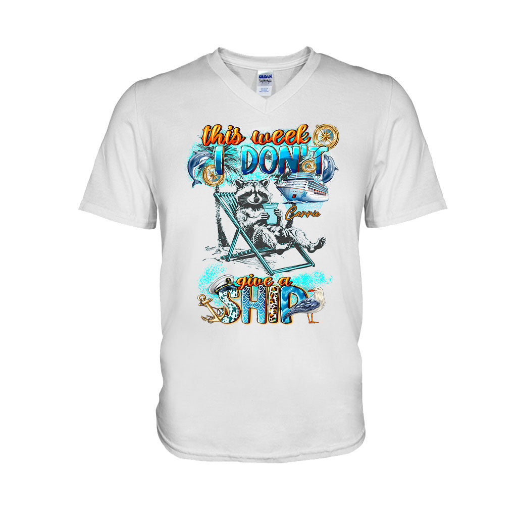 This Week I Don't Give A Ship Feral Girl Summer - Personalized Cruising T-shirt And Hoodie
