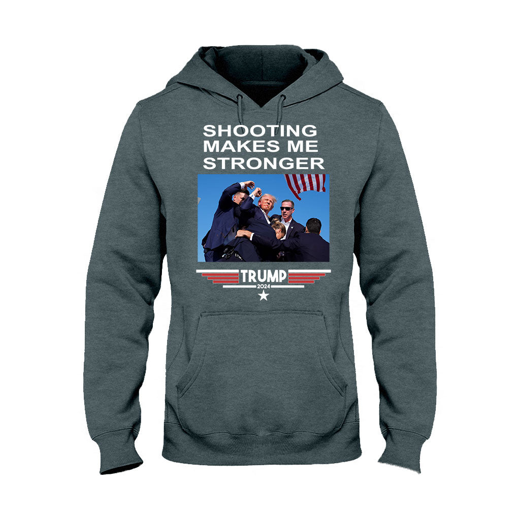 Sh00ting Make Me Stronger 2024 President Election Shirt
