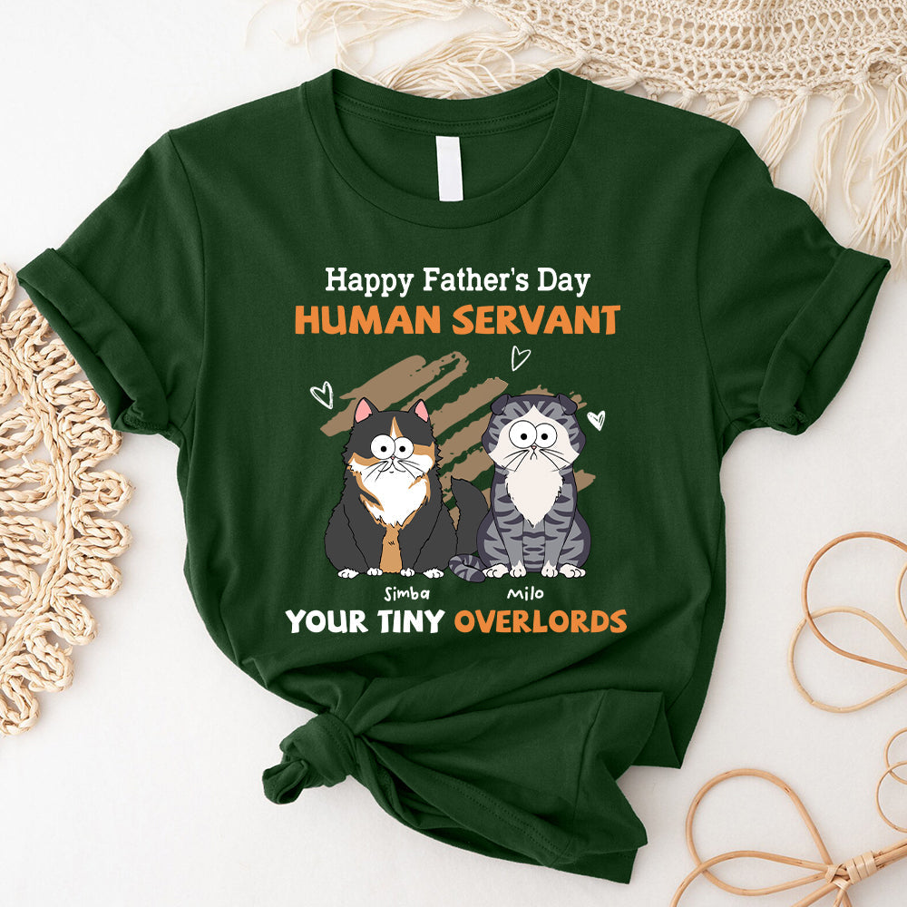 To My Human Servant - Personalized Cat T-shirt And Hoodie