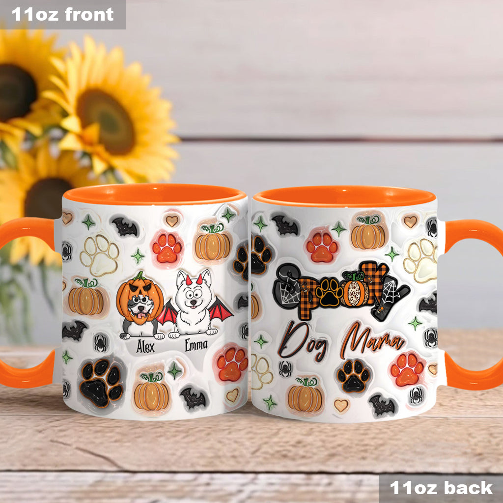 Spooky Dog Mama - Personalized Dog Accent Mug
