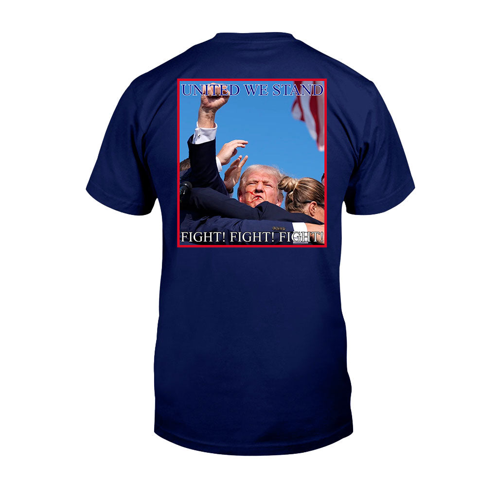 United We Stand Shirt, Never Surrender Shirt, Fight For America T-shirt, 2024 Rally Shirt, Fight Fight Fight Shirt