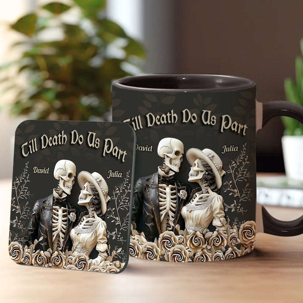 Till Death Do Us Part – Personalized Christmas Gift Mug for Couples