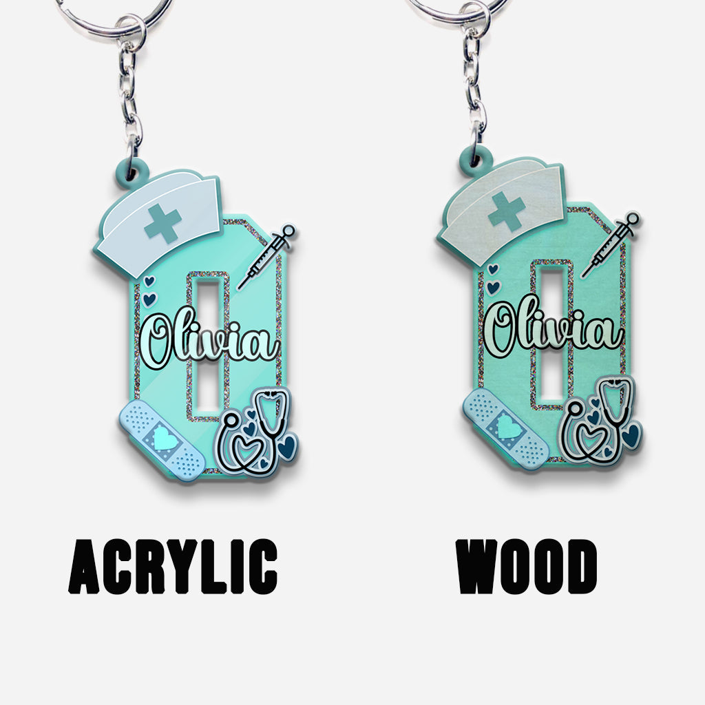 Nurse Letter - Personalized Nurse Keychain